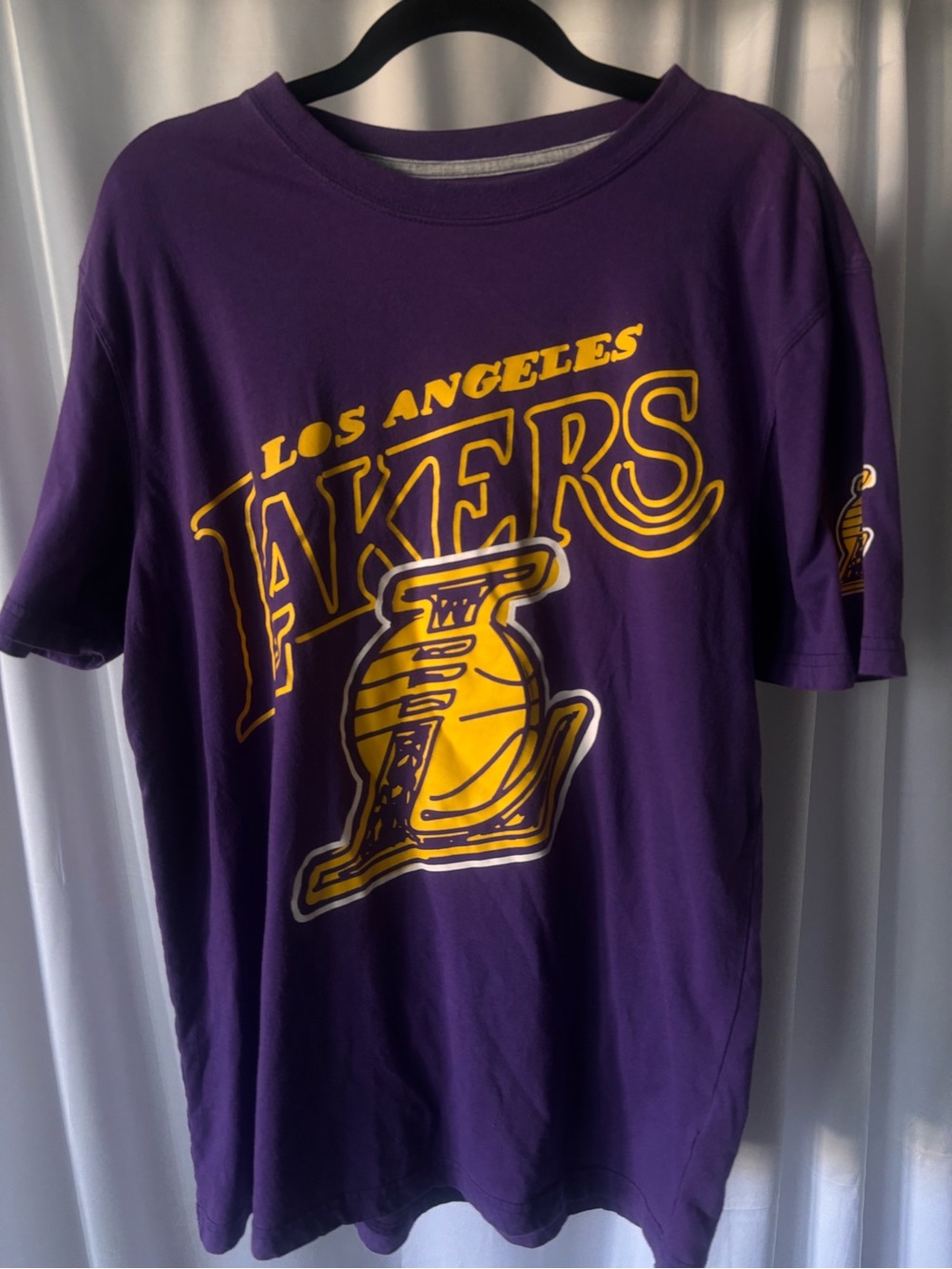 NBA Los Angeles Lakers Purple Tee with Gold Logo